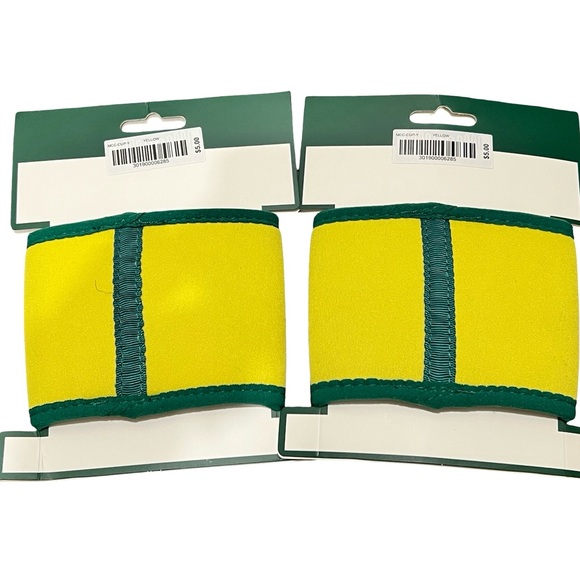 Set of 2 Masters Yellow and Green Cup Coolers - Picture 3 of 5
